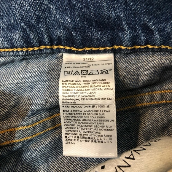 Banana Republic High Rise Straight Fit Jeans - Picture 7 of 7